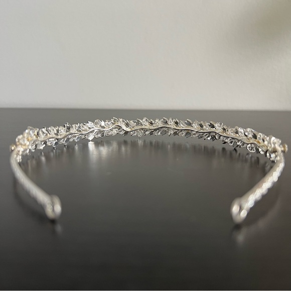 Delicate Silver Crystal and Pearl Headband - Bridal, Wedding NWOT - Picture 3 of 7